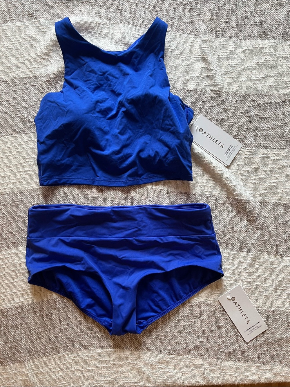 NWT Blue Athleta Bikini Bathing Suit